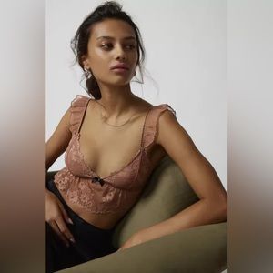 out from under chloe lace swiss dot bralette